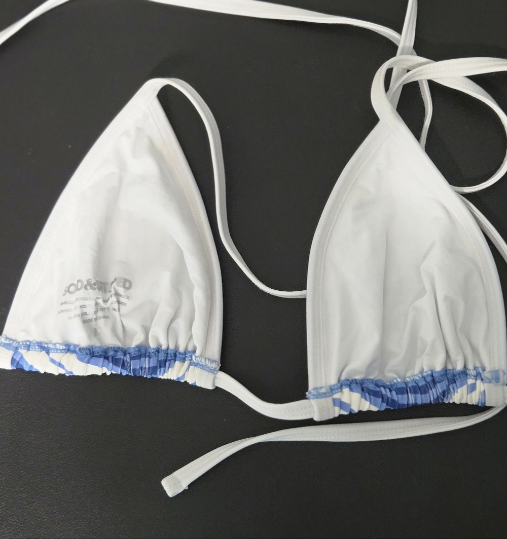 Solid & Striped Revolve Iris Bikini Top In Marina… - image 7